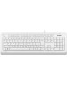 Клавиатура A4TECH Fstyler FK10 белый/серый USB