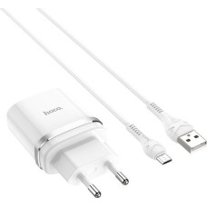 Сетевое ЗУ HOCO (6931474716286) C12Qm QC3.0 White + кабель MICRO USB