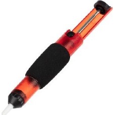 Вспомогательное оборудование REXANT (12-0204) ВАКУУМНЫЙ ЭКСТРАКТОР ПРИПОЯ (ОЛОВООТСОС), ПЛАСТИК, ПРОЗРАЧНО-КРАСНЫЙ