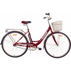 Велосипед PIONEER PATRIOT 28 /18 red-black-white +корзина