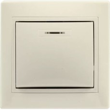 Выключатель SMARTBUY (SBE-01i-10-SW1-1-С) Венера, слоновая кость