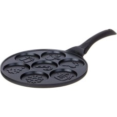 Сковорода AGNESS 932-025 ЗИМНЯЯ ЗАБАВА для оладий с а/приг.покрытием 26.5см