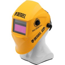 Щиток лицевой DENZEL Щиток защитный лицевой (маска сварщика) F6, см. окно 93х43, Real Color, DIN4/5-8/9-13// 89716