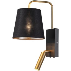 Светильник ESCADA 589/1A E14*40W Black/Brass