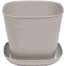 Кашпо VIOLET квадратное 7,3л. с поддоном (агат) 387309