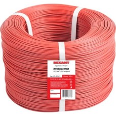 REXANT Провод ПГВА 1х0,50мм², Cu, красный, бухта 500м