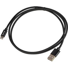 NONAME Кабель Lightning (m) - USB (m), 1м, 2.4A, черный