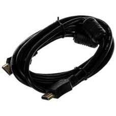 PREMIER Кабель аудио-видео 5-813, HDMI (m) - HDMI (m), ver 2.0, 2м, GOLD, ф/фильтр, черный [5-813 2.0]