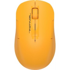A4TECH Мышь Fstyler FG15C Air2 желтый оптическая 1200dpi беспров. USB для ноутбука 3but
