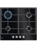 Варочная панель газовая ELECTROLUX Газовая варочная панель KGG6426K, 4 конфорки, закаленное стекло, черный
