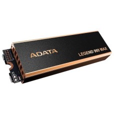 Твердотельный накопитель SSD ADATA Твердотельный накопитель SSD LEGEND 960 MAX 1TB M.2 2280 ALEG-960M-1TCS PCIe Gen4x4 with NVMe, 7400/6000, MTBF 2M, 3D NAND, 780TBW, SMI SM2264, work with PS5, Heat Sink, RTL