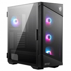 Корпус MSI Корпус MPG VELOX 100R 2xUSB 3.0, 1xType C, 4x120mm ARGB Fan, ARGB Control Board, Tempered Glass Window, Glass Front Panel, Brown Box (829315)
