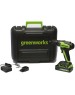 GREENWORKS Дрель-шуруповерт GD24DD35K2 аккум. патрон:быстрозажимной (кейс в комплекте) (3704007UA)
