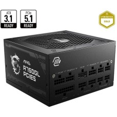 Блок питания MSI Блок питания ПК MAG A750GL PCIE5 EU, 750W, Fully-Modular, 80 Plus Gold, Color Box, Pallet packing,7Y Warranty, ATX 3.1, PCIE5.1