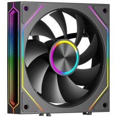 PCCOOLER Вентилятор F3 X120 BK 120мм, 4-pin, 1800об/мин, 15 - 28.4 дБ, ARGB, черный, Ret [f3x120-bkac112-gl]