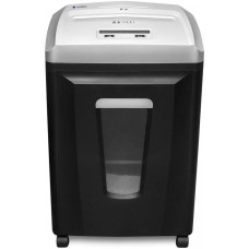 HELEOS Шредер УП21-7+ черный/серебристый (секр.P-7) фрагменты 5лист. 23лтр. пл.карты CD