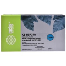 CACTUS Картридж струйный CS-B3P24A №727 серый (130мл) для HP DJ T920/T1500/T2530 с чипом