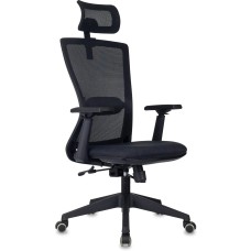 БЮРОКРАТ Кресло эргономичное MC-811S-H черный Elastic-102 сетка/ткань с подголов. крестов. пластик