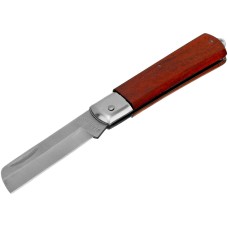SPARTA Нож складной, 200 мм, прямое лезвие, деревянная ручка 78998