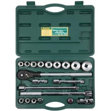 KRAFTOOL TRUCK 20, 20 предм., (3/4″), набор торцовых головок для крупногабаритной техники (27895-H20)