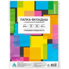 БЮРОКРАТ Папка-вкладыш Премиум -013BB глянцевые A4+ 30мкм (упак.:25шт)
