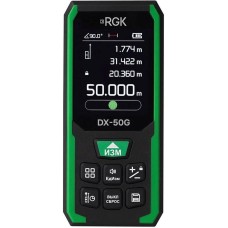 RGK Лазерный дальномер DX-50G, 2 класс лазера, 800нм, луч зеленый