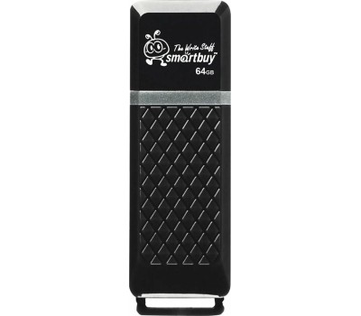 USB флеш SMARTBUY (SB64GBQZ-K) 64GB QUARTZ SERIES BLACK
