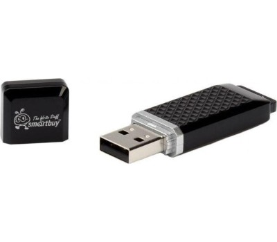 USB флеш SMARTBUY (SB64GBQZ-K) 64GB QUARTZ SERIES BLACK