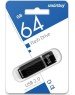 USB флеш SMARTBUY (SB64GBQZ-K) 64GB QUARTZ SERIES BLACK