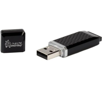 USB флеш SMARTBUY (SB64GBQZ-K) 64GB QUARTZ SERIES BLACK