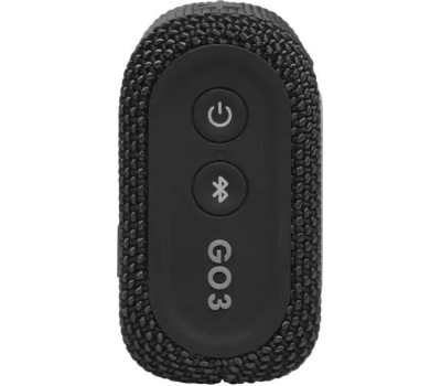 Колонка портативная JBL GO 3 BLACK Портативная колонка (JBLGO3BLK)