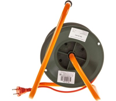 Удлинители GLANZEN EB-30-004, на катушке, б/з, 4 роз - 30м