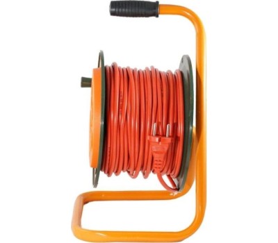 Удлинители GLANZEN EB-30-004, на катушке, б/з, 4 роз - 30м