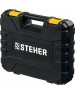 Дрель STEHER CDB-200-2 20В бесщёточная дрель-шуруповерт, 2 АКБ (2Ач), в кейсе