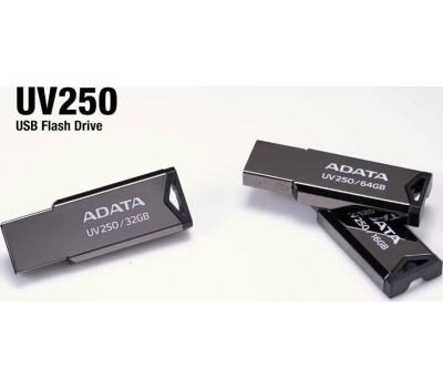 USB флэш-накопитель A-DATA 32GB UV250 металл USB2.0 (AUV250-32G-RBK)