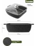 Жаровня МЕЧТА 38802 Гранит black 26х26см