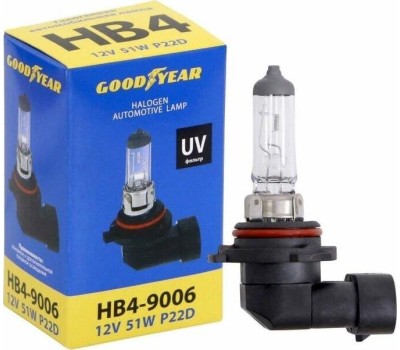 Лампа галогенная GOODYEAR GY010041 лампа галогенная автомобильная НB4 12V 51W P22d (блистер)