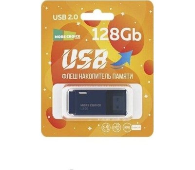 Флэш-накопитель MORE CHOICE (4610196405112) MF128 - черный