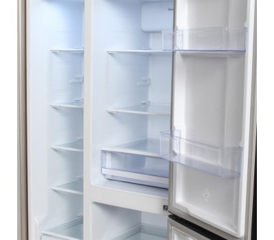 Холодильник Hyundai CS6073FV 3-хкамерн. шампань инвертер (CS6073FV ШАМПАНЬ СТЕКЛО)