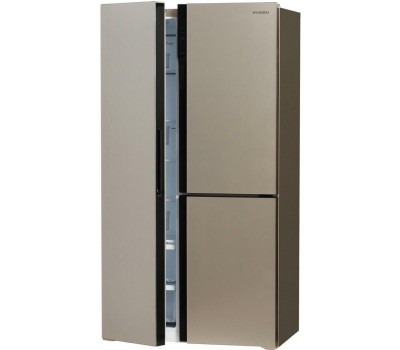 Холодильник Hyundai CS6073FV 3-хкамерн. шампань инвертер (CS6073FV ШАМПАНЬ СТЕКЛО)