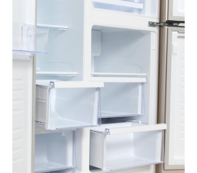 Холодильник Hyundai CS6073FV 3-хкамерн. шампань инвертер (CS6073FV ШАМПАНЬ СТЕКЛО)