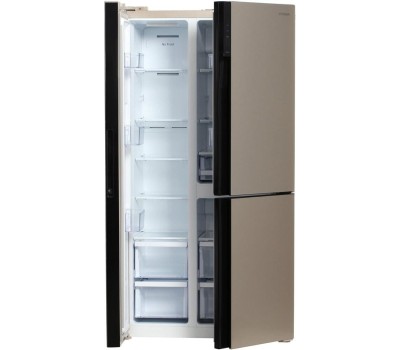 Холодильник Hyundai CS6073FV 3-хкамерн. шампань инвертер (CS6073FV ШАМПАНЬ СТЕКЛО)