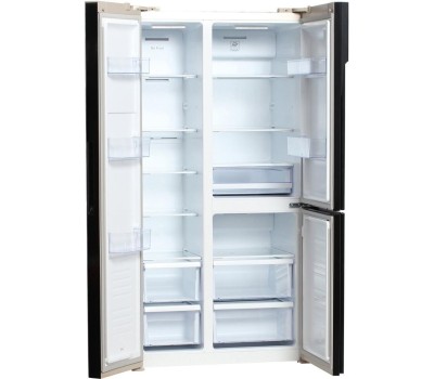 Холодильник Hyundai CS6073FV 3-хкамерн. шампань инвертер (CS6073FV ШАМПАНЬ СТЕКЛО)