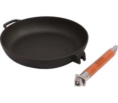 Сковорода чугун ГАРДАРИКА 0124 чугун 24см съем/руч 550002114