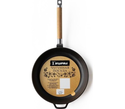 Сковорода чугун ГАРДАРИКА 0124 чугун 24см съем/руч 550002114