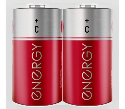 Батарейка солевая ENERGY R14/2S (С) 104973