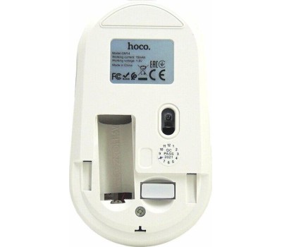 Мышь HOCO (6931474757876) GM14 White