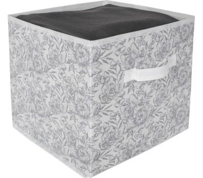 Короб для хранения ЕГ (19349) Grey Flower Короб для хранения