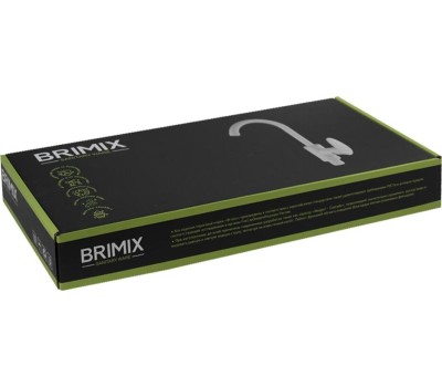 Смеситель BRIMIX 5922 Смеситель на кухню, боковой, шаровый, из высокопрочного пластика АБС, ЧЁРНЫЙ
