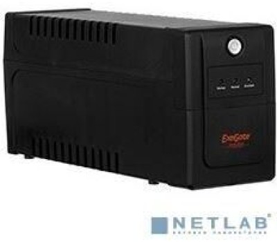 EXEGATE EP285555RUS ИБП Power Back BNB-650.LED.AVR.EURO.RJ.USB <650VA/360W, LED, AVR,2 евророзетки, RJ45/11, USB, Black>